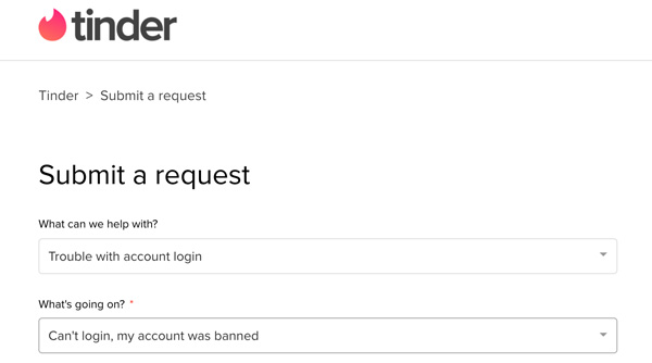 Žalba Tinder Ban