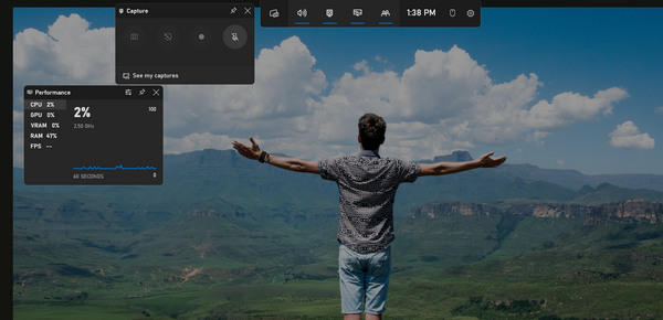 Barre de jeu Windows 10